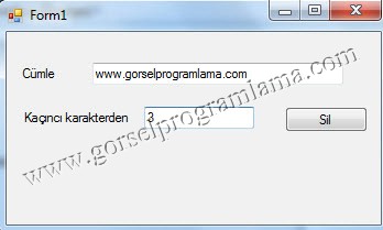 string_icinde_silme_islemi