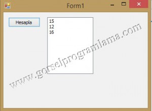 FonksiyonİleParamsKullanimi